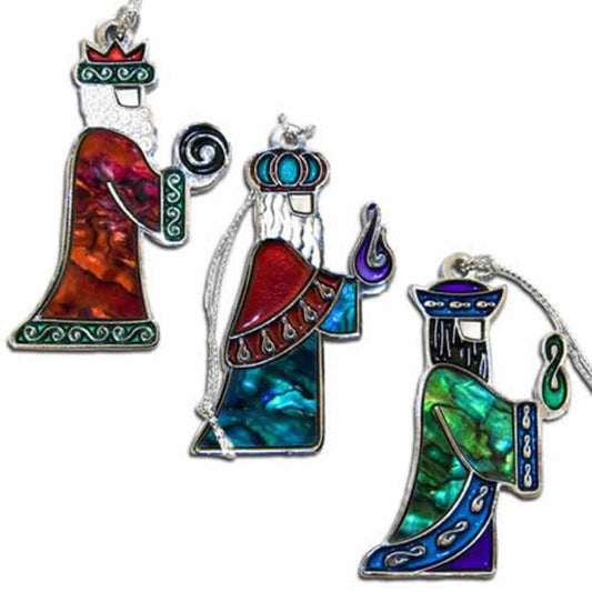 Three Kings Paua Shell Decorations