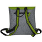 Toe Toe - Ecofelt Backpack by Jo Luping Design Back