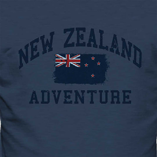 Unisex Adult New Zealand Adventure Flag T-Shirt Design