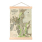 Vintage Wellington Map - Ready To Hang