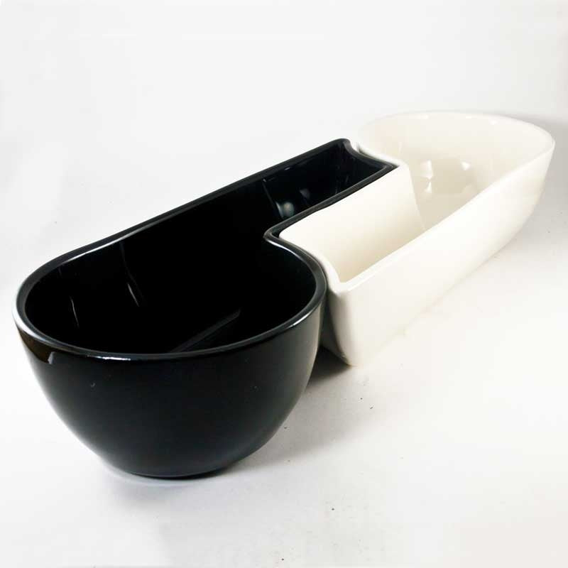 Ceramic Koru Long Bowl Set by Studio Ceramics Side