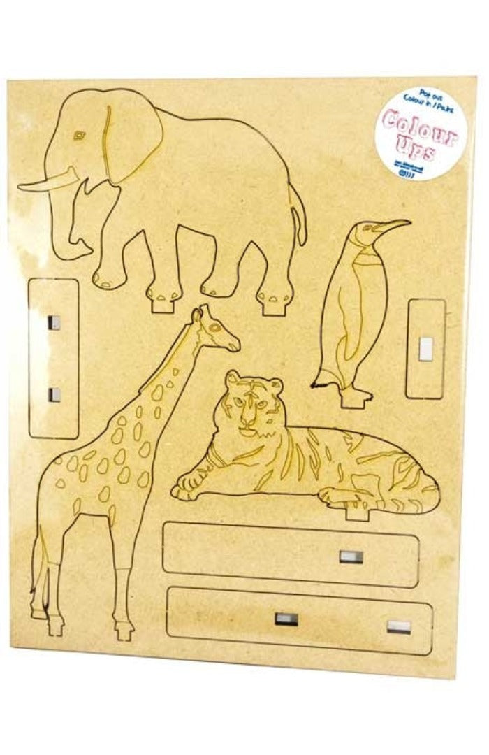 Colour Ups Create Your Own Zoo Animals Kit Pack