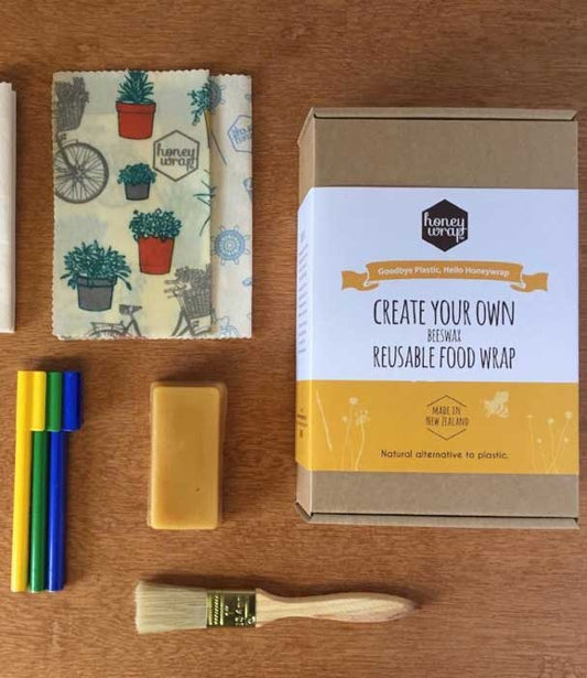 Create Your Own Beeswax Honeywrap Kit Set
