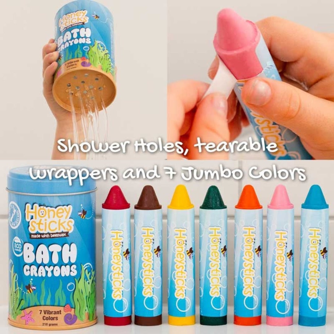 Honeysticks Bath Crayons Info