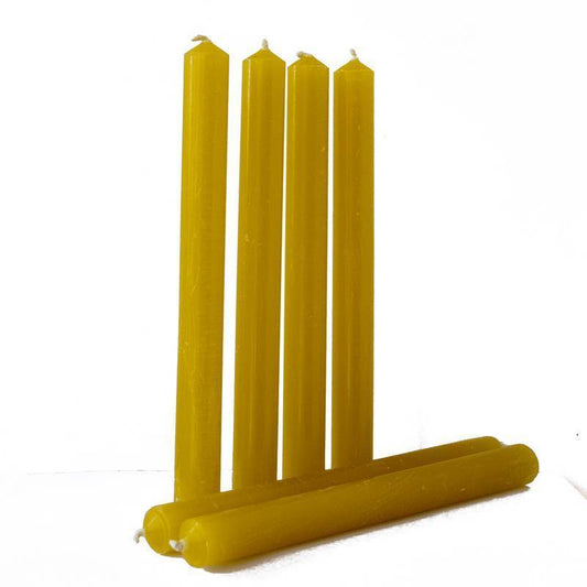 Set of 6 Beeswax Household Candles