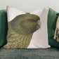 Hushed New Zealand Kakapo Cushion Cover Sofa