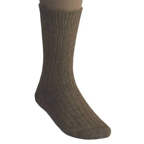 Possum Merino Wool Rib Socks mocha