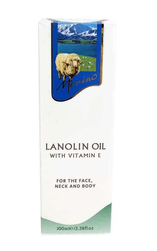 Merino Lanolin Oil with Vitamin E Box