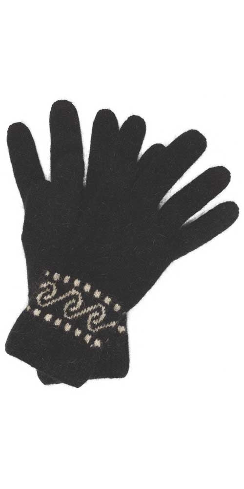 Native World Possum Merino Koru Gloves