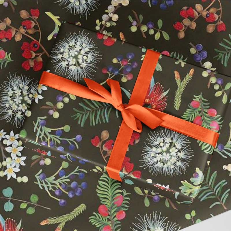 New Zealand Berries Gift Wrapping Paper Present 2