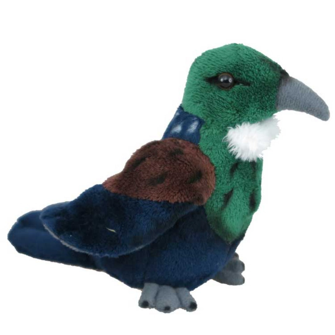 Native New Zealand Tui Bird Finger Puppet Silverfernz