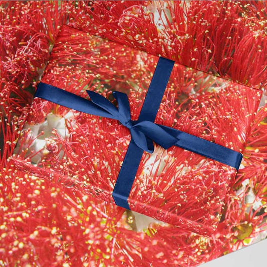 New Zealand Gift Wrapping Paper Pohutukawa