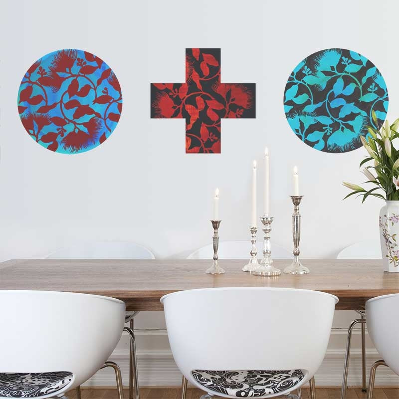 Pohutukawa Wall Decals by Rae West