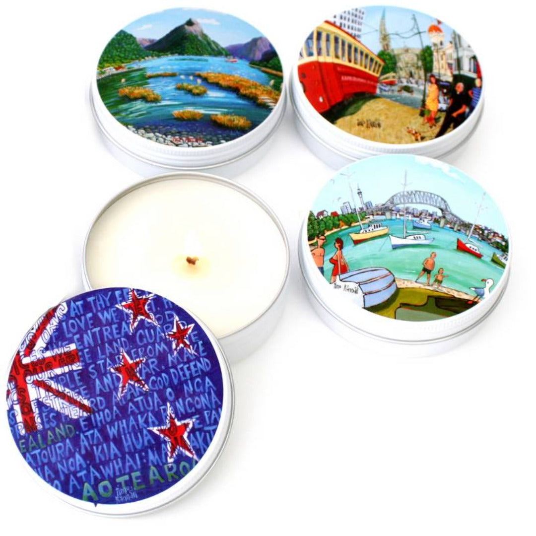 Portraits of New Zealand Candle Tins