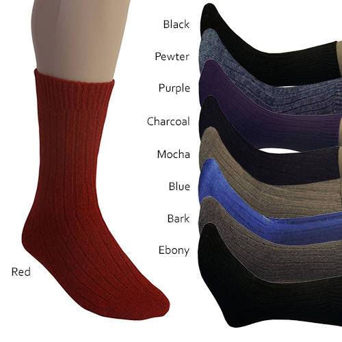Possum Merino Wool Rib Socks