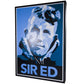 Sir Ed - Blue By Art Agency Box Framed Print Angle
