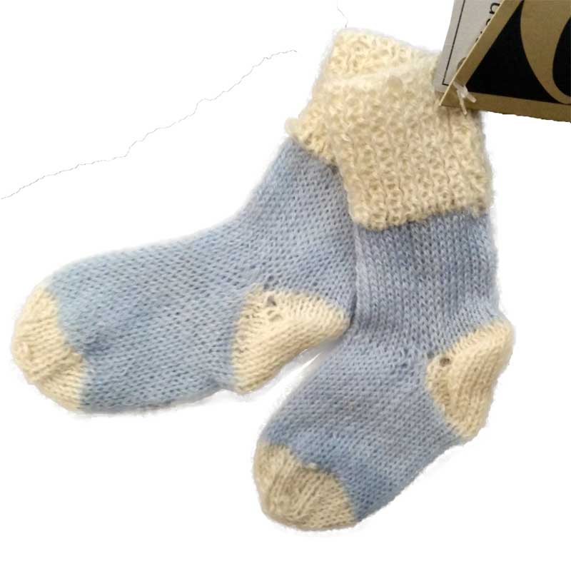 Stansborough Atoll Blue Baby Socks