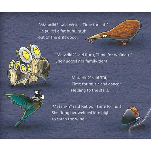 The Little Kiwi's Matariki by Nikki Slade Robinson Page