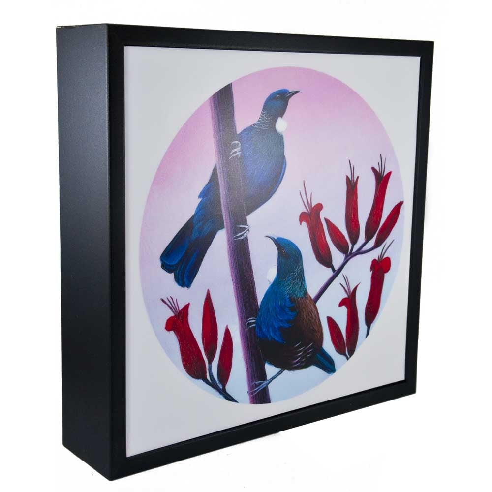 The Lovers by Anna Evans Box Framed Print Side