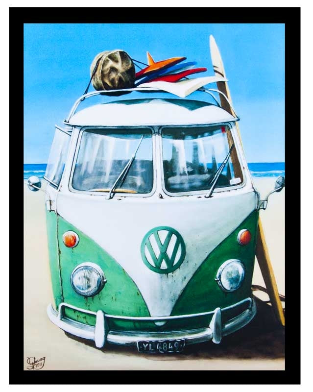 The Vee Dub By Graham Young Box Framed Print