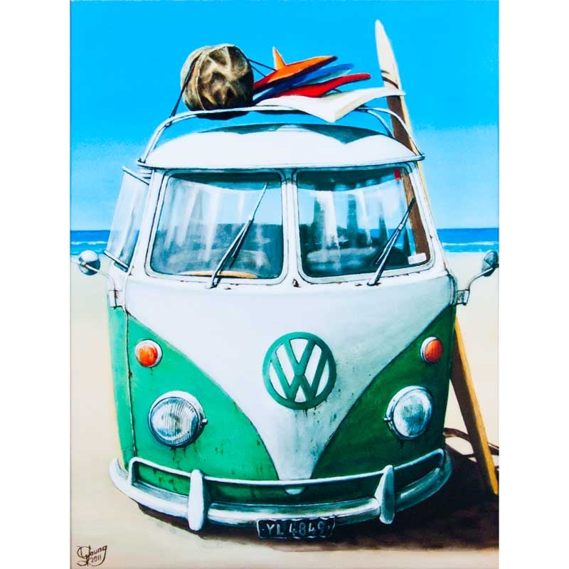 The Vee Dub By Graham Young Greeting Card Full