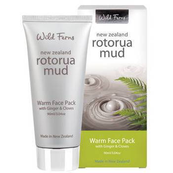 Wild Ferns Rotorua Mud Warm Face Pack with Ginger & Cloves