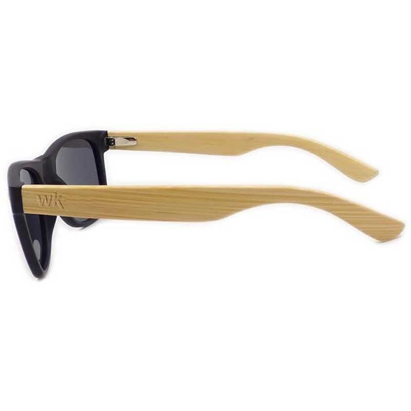 Wild Kiwi Black Bamboo Sunglasses Side
