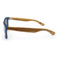 Wild Kiwi Blue Zebrawood Sunglasses Aide