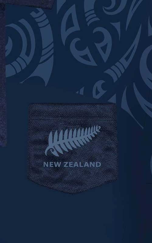 Wild Kiwi Mens Maori Tattoo Dry Fit Polo Shirt Design